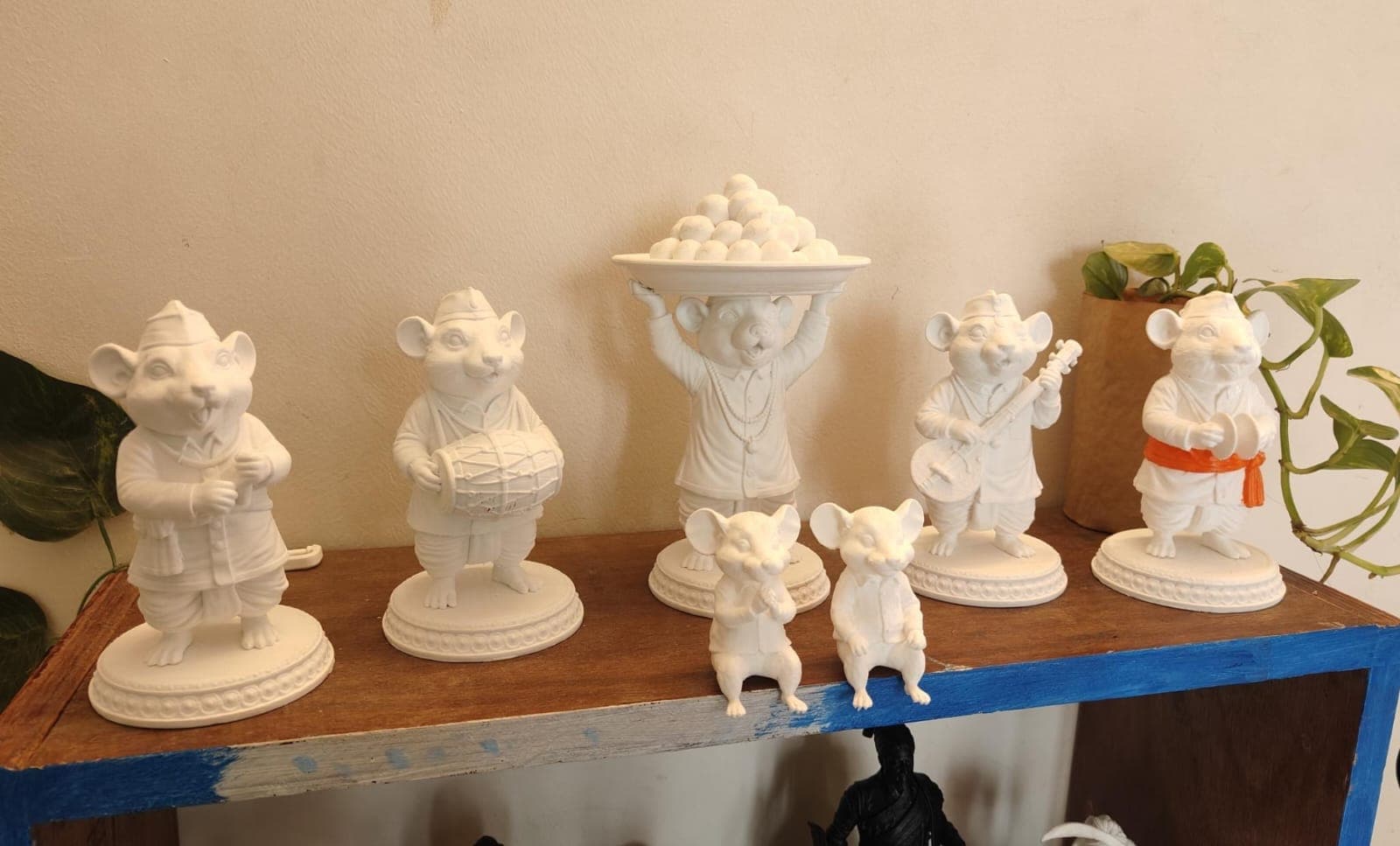 ๐ญ Varkari Mushak Set โ Set of 5 | 4 Inch